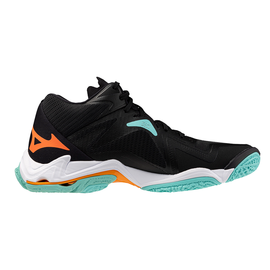 Mizuno WAVE LIGHTNING Z8 MID Black/Tangelo/Ice Green